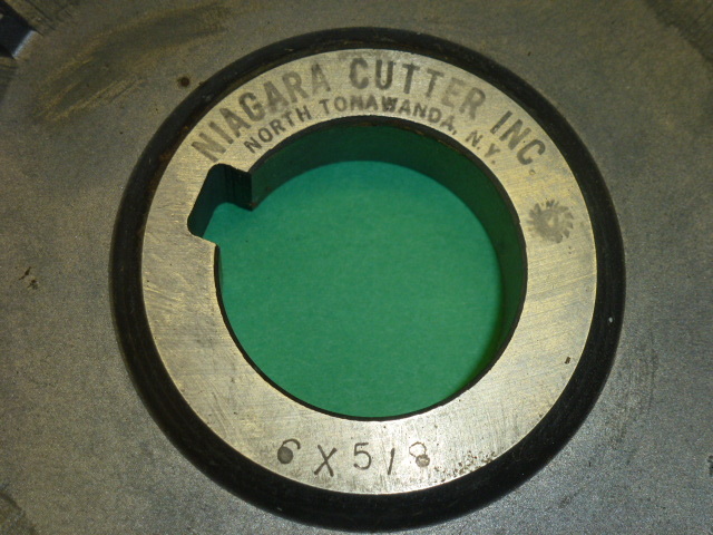 NOS! NIAGARA HS STAGGERED SIDE TOOTH MILLING CUTTER, 6″ x 5/8″ x 1-1/4″, USA