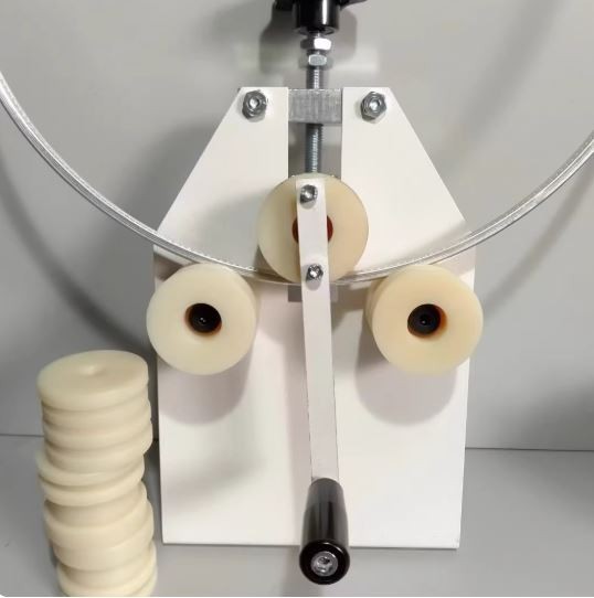 6-16mm Hollow Aluminum Strip Bender Manual Aluminum Bar Bending Machine