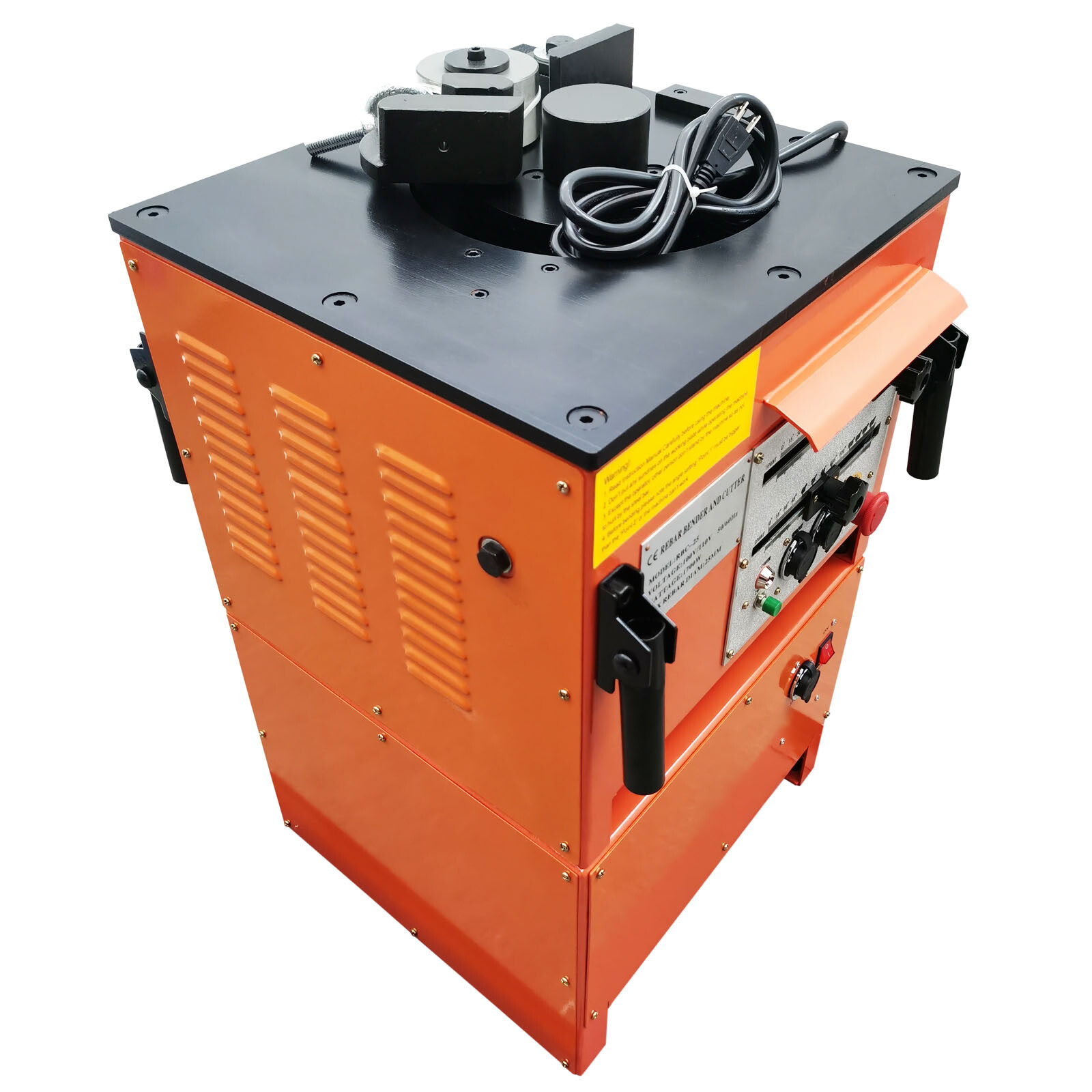 110V Electric Rebar Bending and Cutting Machine Round Steel Rod Bender Cutter