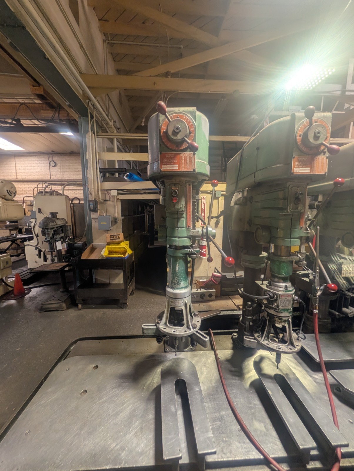 20″ POWERMATIC “1200” THREE-SPINDLE MULTIPLE SPINDLE DRILL PRESS