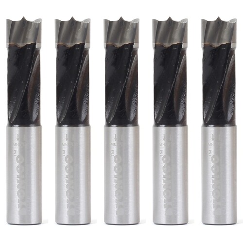 10mm Right Hand Brad Point Boring Bit (5 Pack) – 10mm Shank – Yonico 41110R-5PK