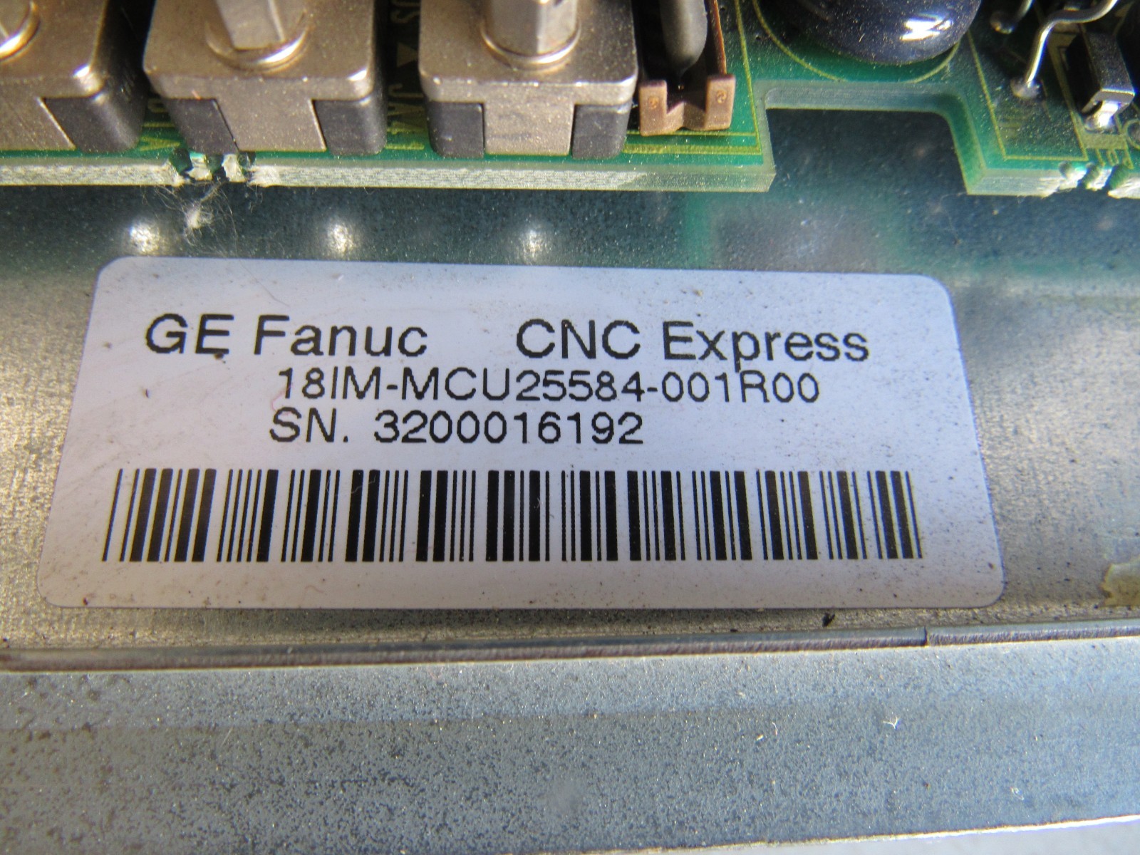 GE Fanuc Series 18i-M 18IM-MCU25584-001R00 Lot # 4129 Listed by Mike