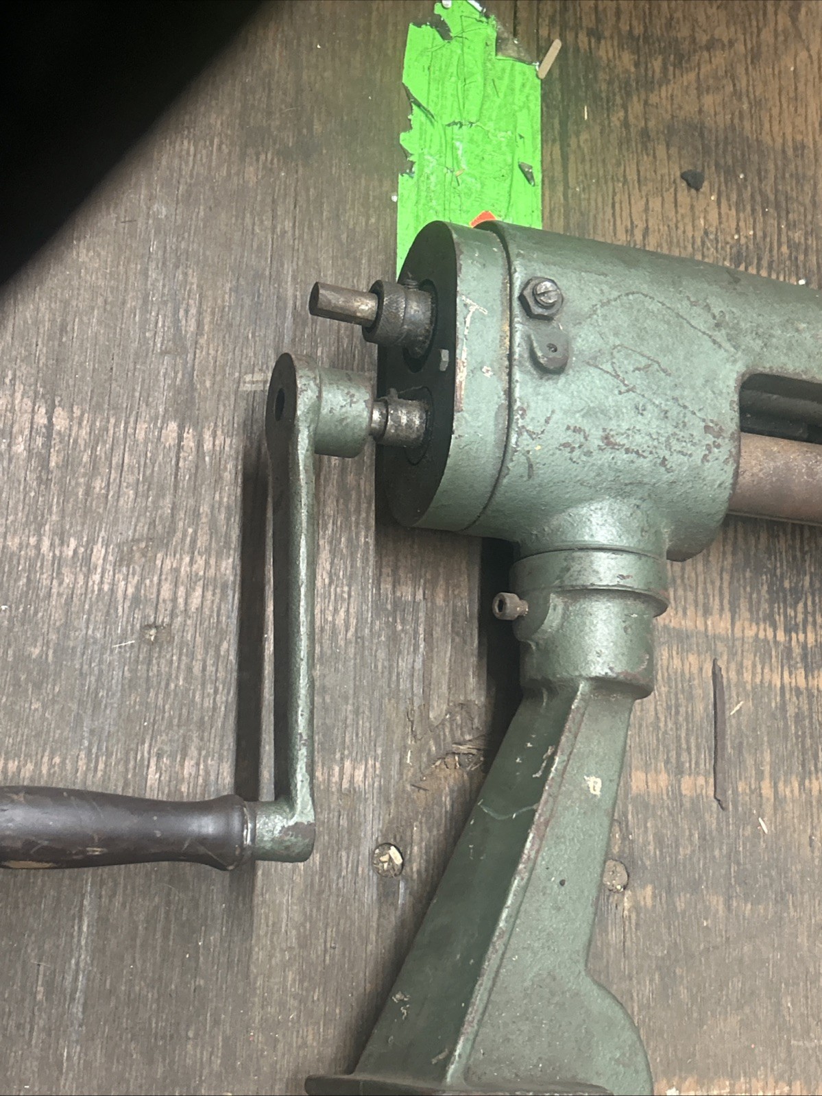 Unbranded?!? Vintage Bench Mount Sheet Metal Crimping Beading Machine( Untested