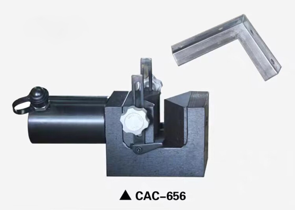 CAC-656 Electric Hydraulic Angle Steel 90° Bending Machine Angle Iron 90° Bender