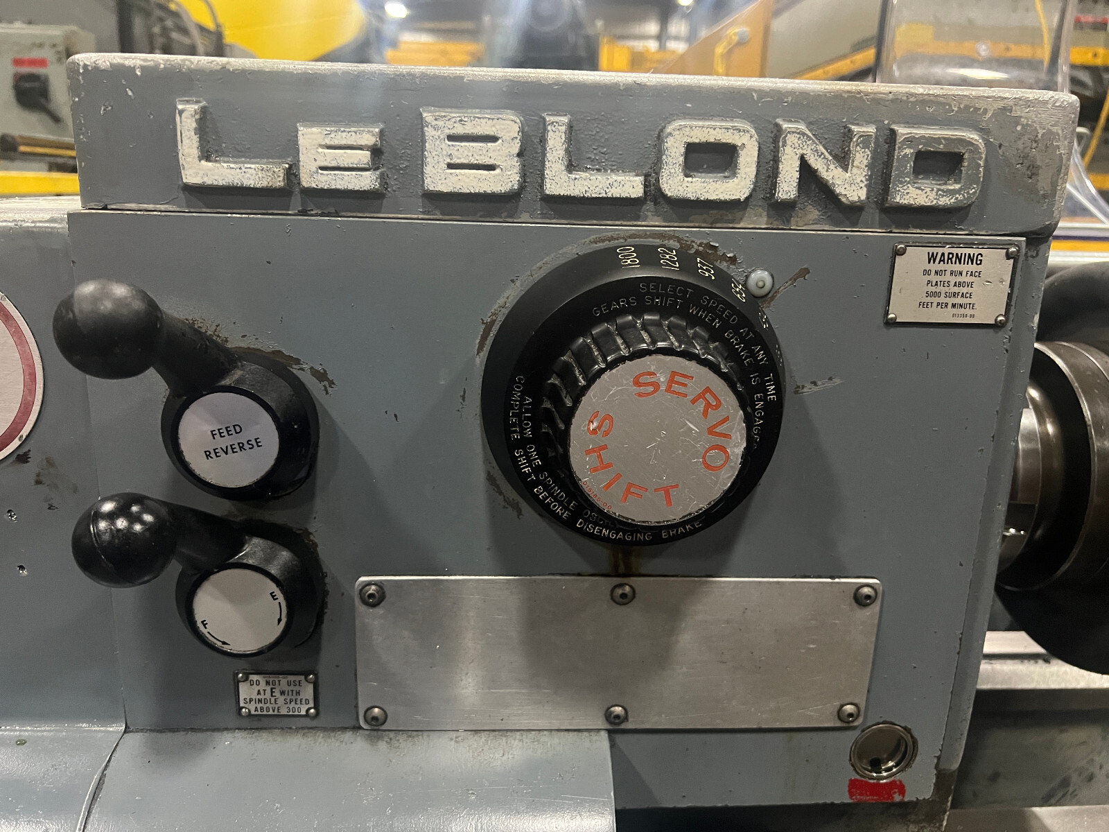 15″ X 30″ LEBLOND REGAL ENGINE LATHE, COLLET CHUCK, (2) – 8″ 3 JAW CHUCKS, 4 JAW