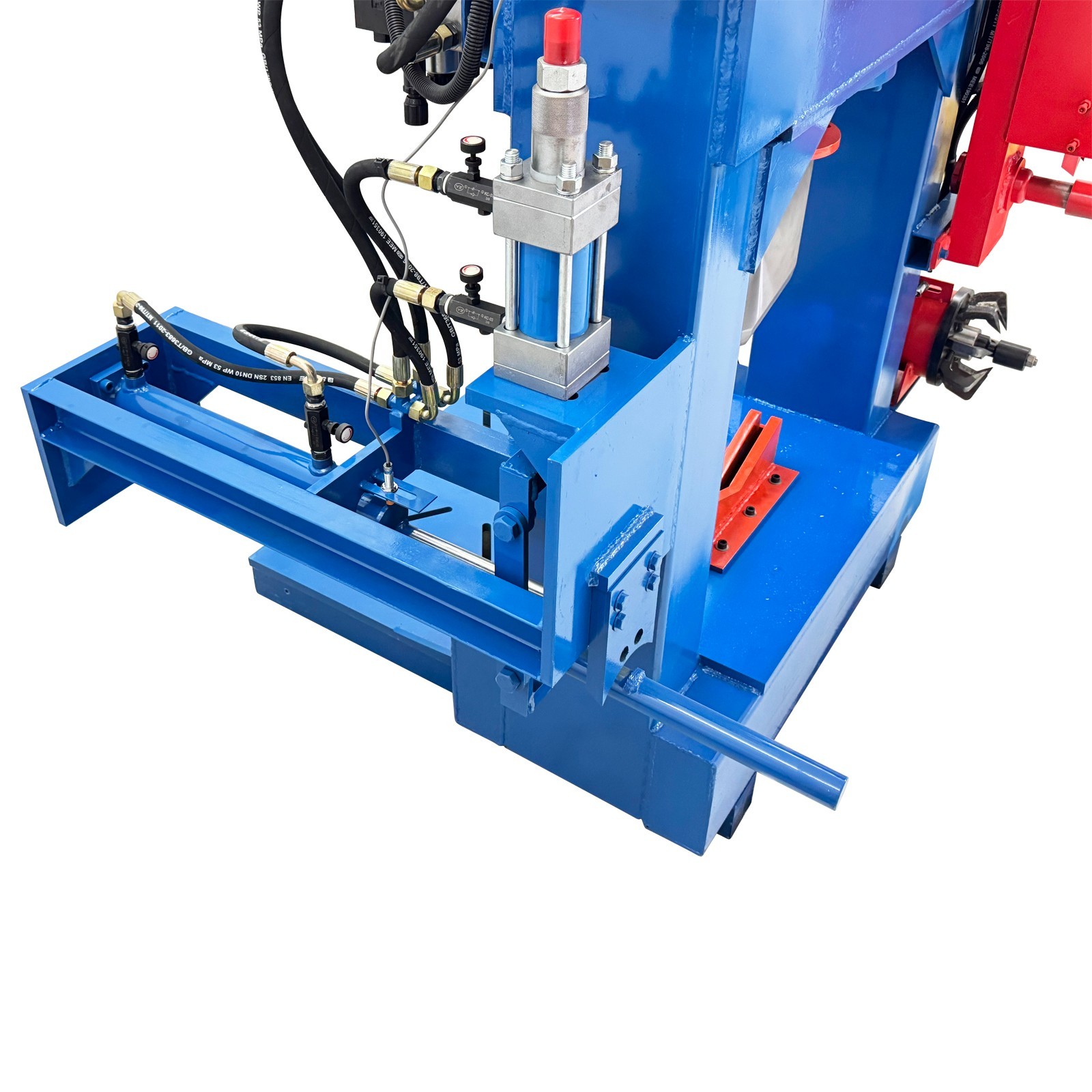 220V 3PH 5-in-1 60 Ton Hydraulic Copper Extractor Motor Stator Recycling Machine