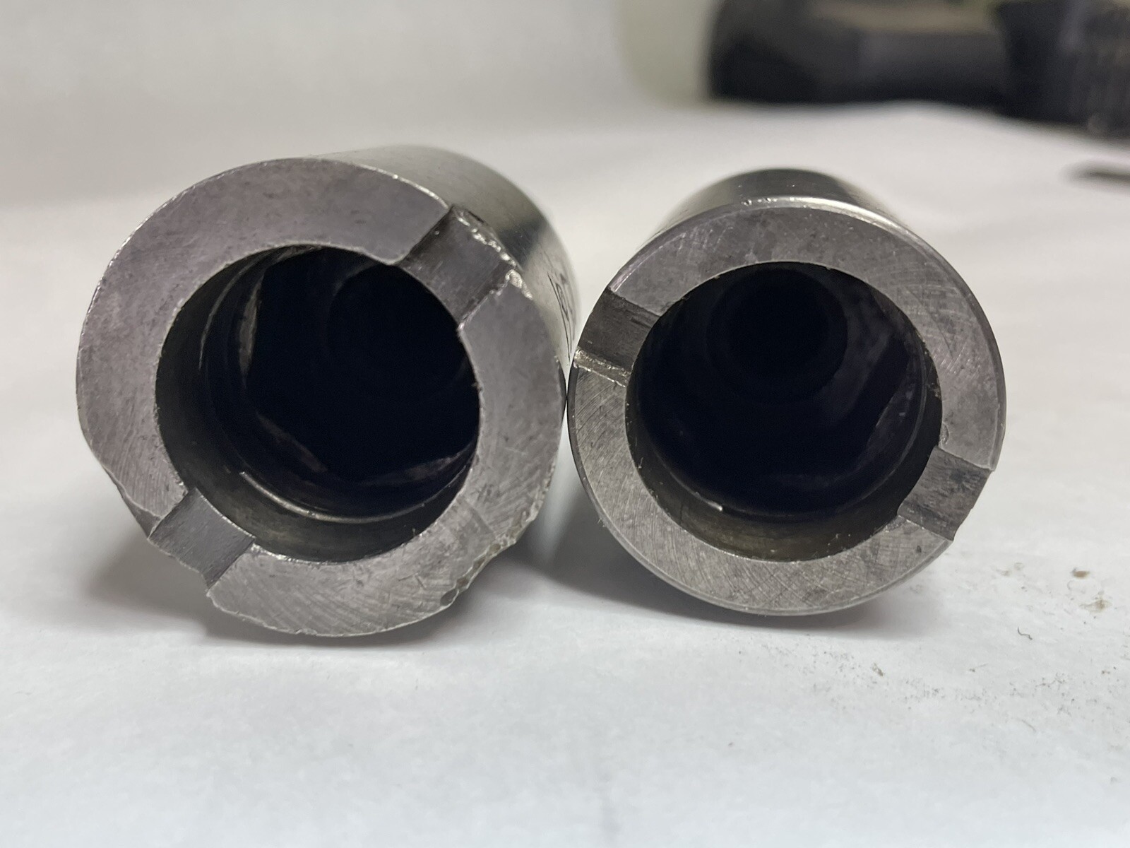 Lot Of Two Unbranded MT4 Morse Taper 4 Tool Drivers 1” HEX (24AU2)