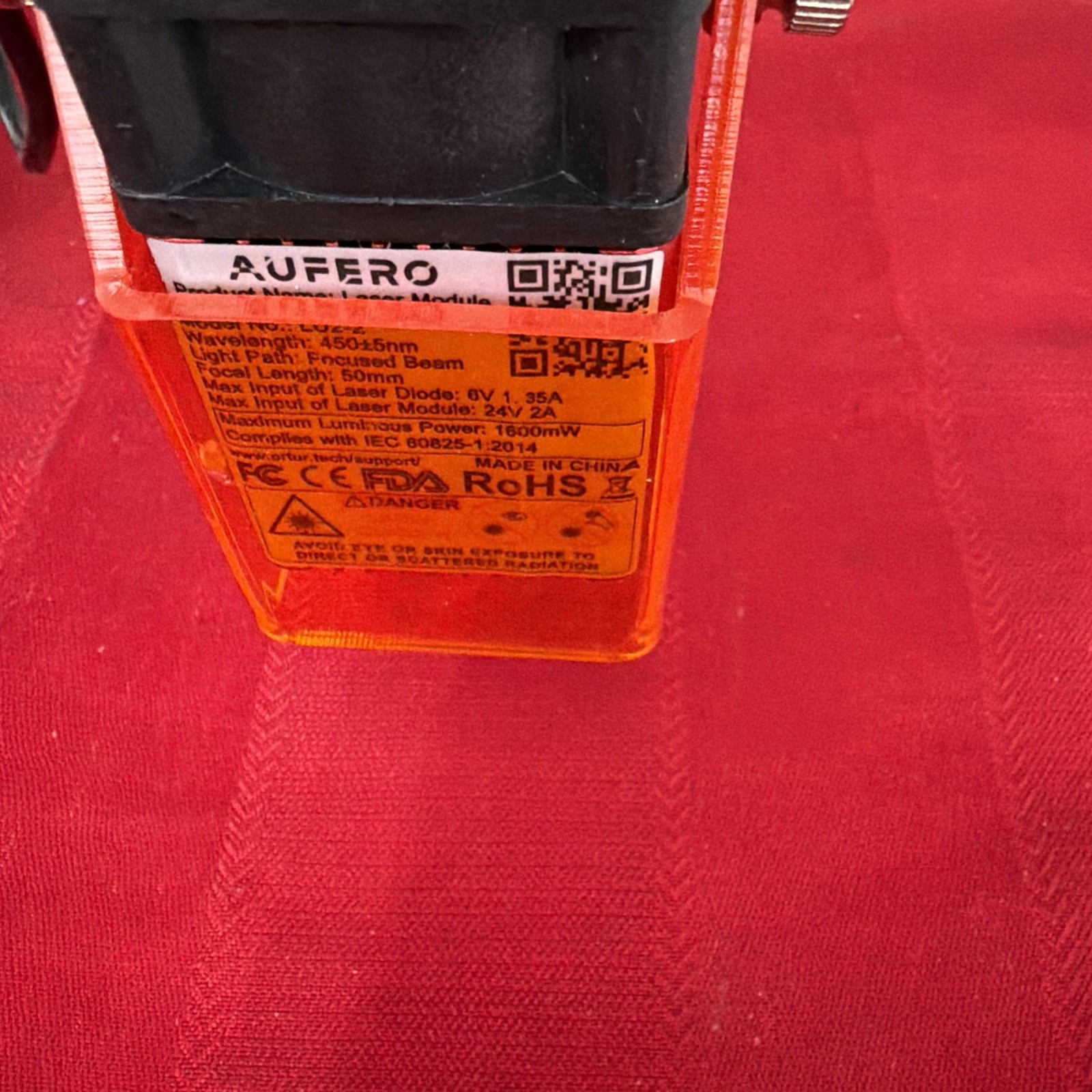 Aufero Laser 1 Engraver LU2-2 Untested No Charging Cable /Parts Only “As-Is”.