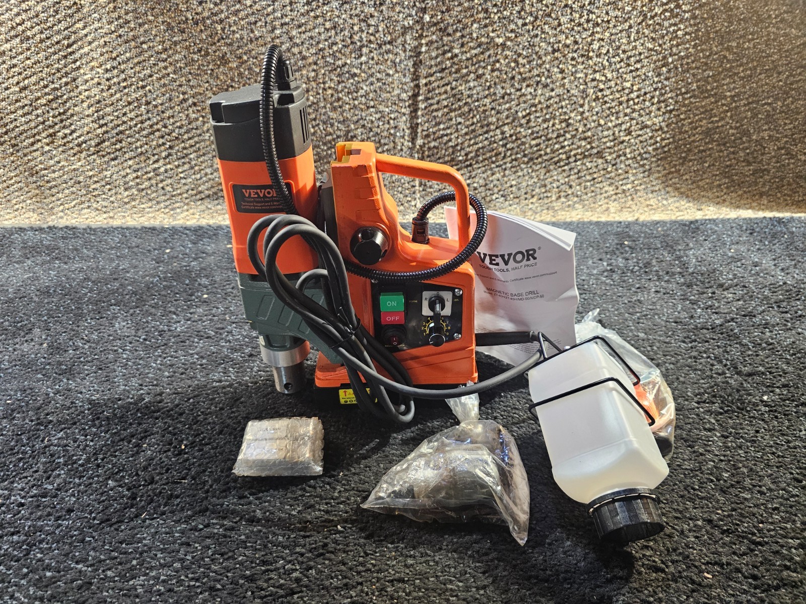 Magnetic ZT-45H Drill 1450W 2810lbf Portable Mag Drill Press 1.6 in Boring Dia.