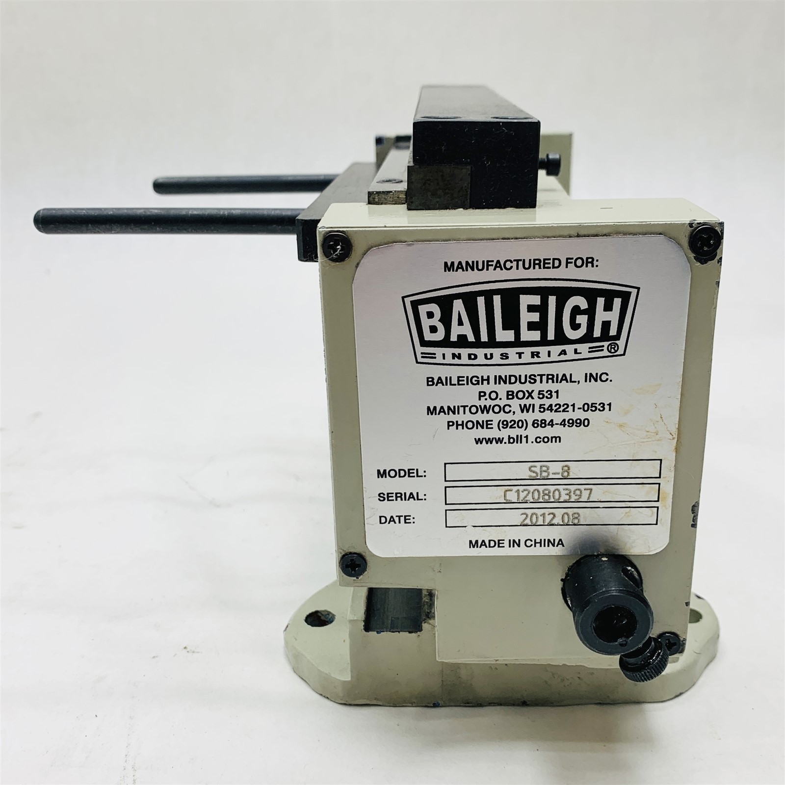 Baileigh SB-8 Manual Press Mini Shear Brake 8-in Sheet Metal Bender Cutter