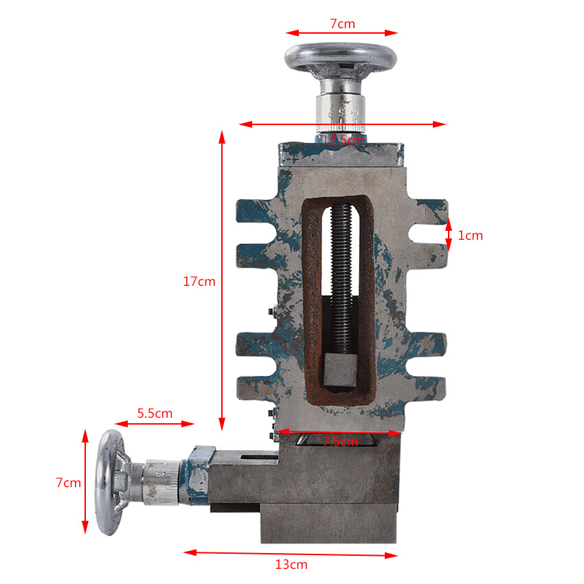 Three-coordinate 75-type Vertical Slide Dovetail Carriage Three-axis Drilling