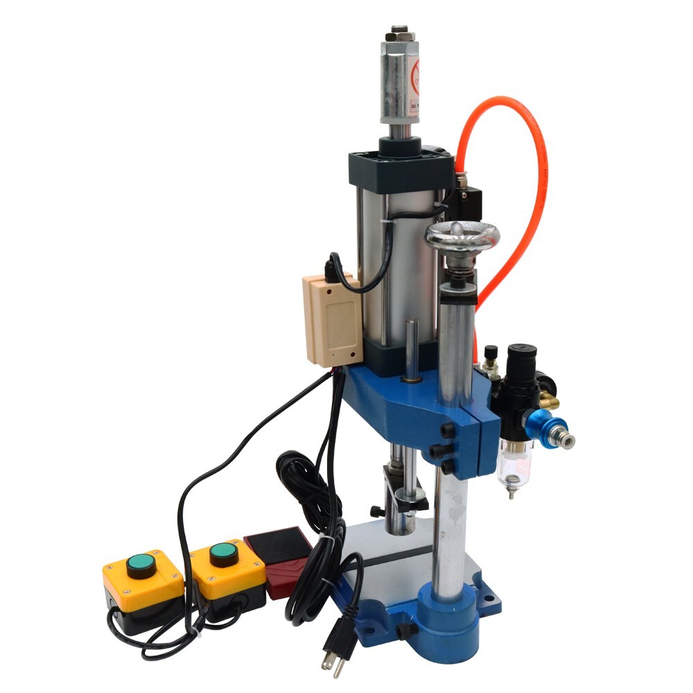 440lb/200kg Pneumatic Punch Machine for Metal Hole 2″-4″ Stroke Press Equipment