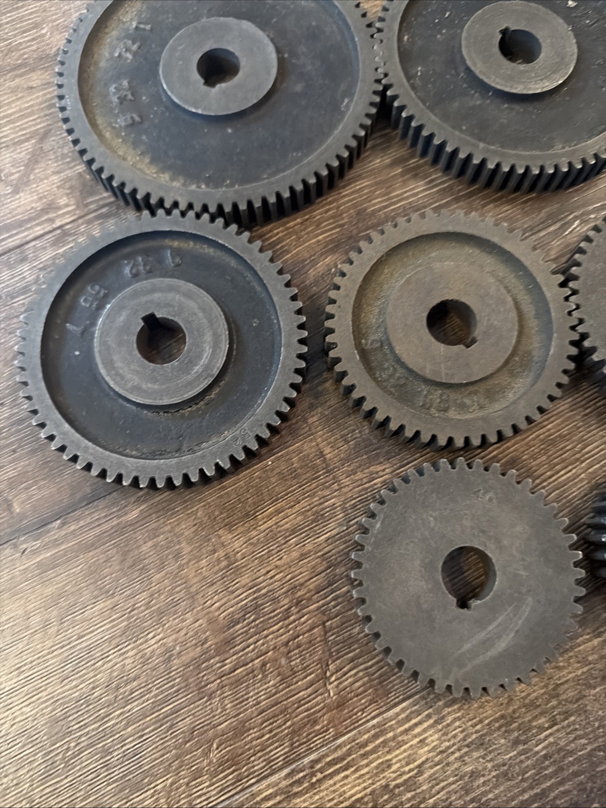 9 South Bend 9″ Lathe 72 64 60 56 48 46 44 40 32 Tooth Change Gear, 9/16″ Bore