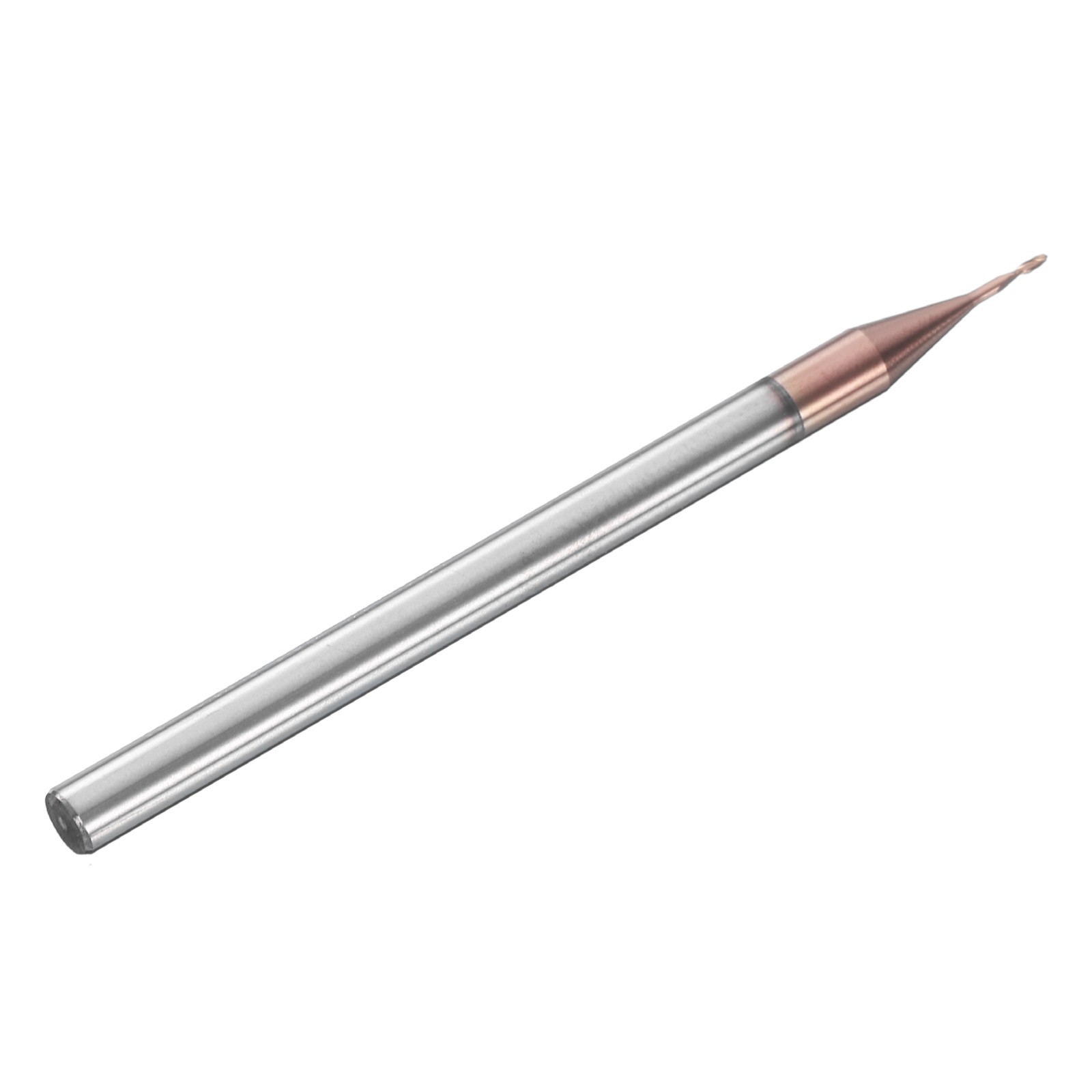 2 Flute Ball Nose End Mill 0.072″ Cutting Length Uncoated for Carving Engraving
