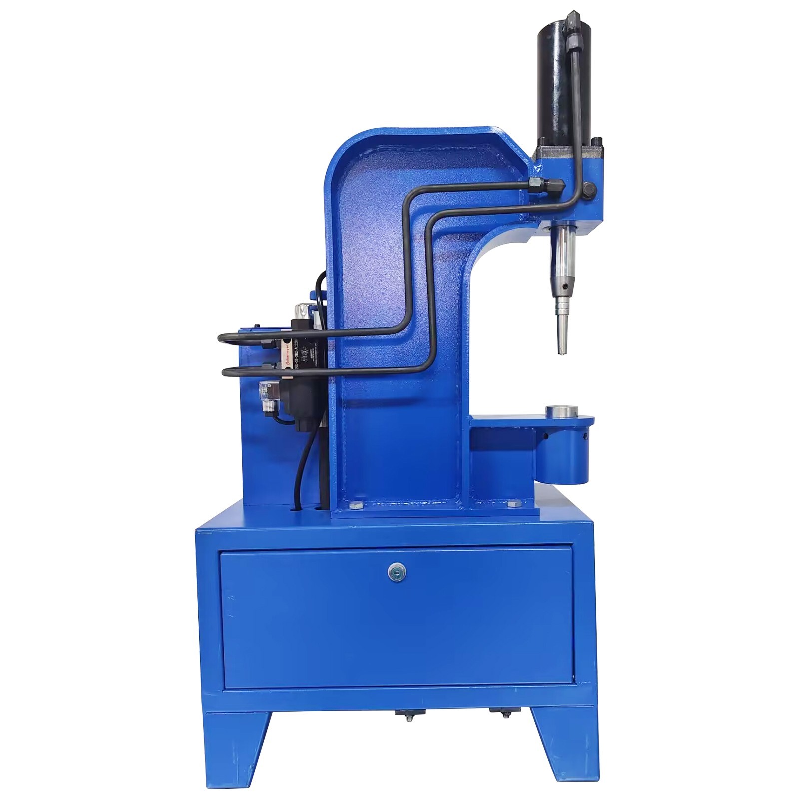 Electric Riveting Machine 220V with 2 Punches 3 Rivet Heads 1500W Foot Switch
