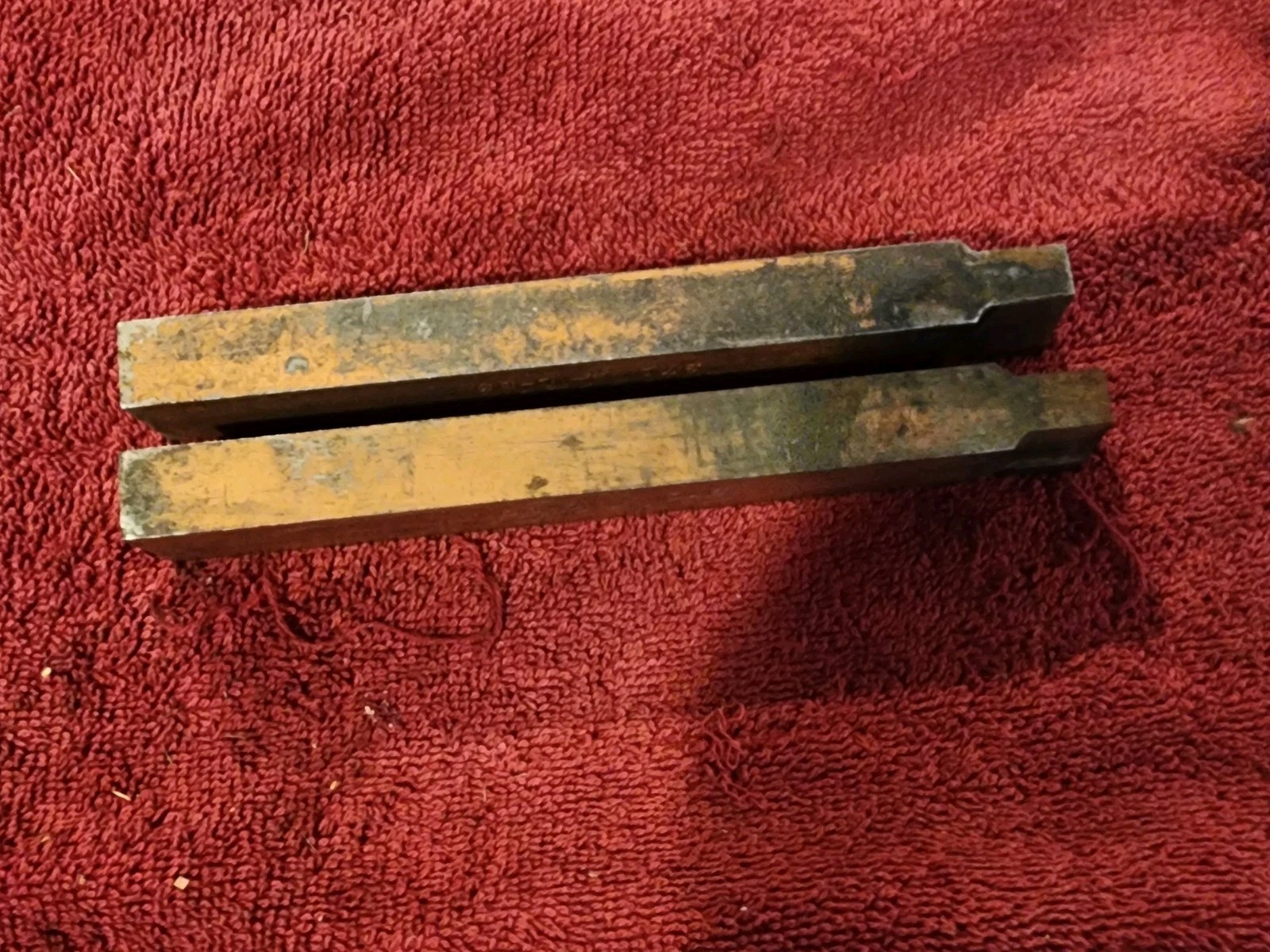 Pair Carboloy 370 C-55 Carbide Tipped Lathe Tool Bit 7″ X 5/8″ X 1-1/4″