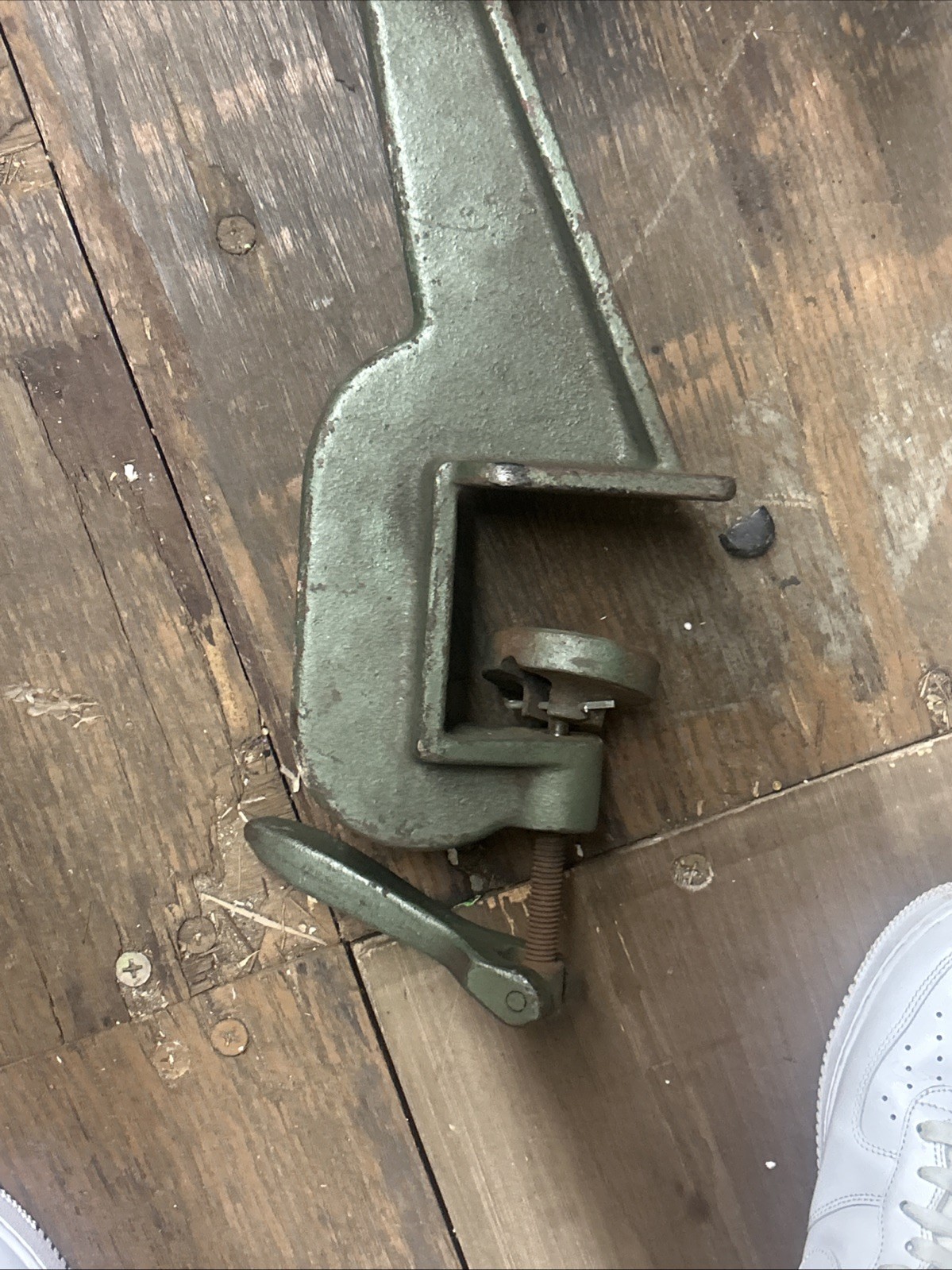 Unbranded?!? Vintage Bench Mount Sheet Metal Crimping Beading Machine( Untested