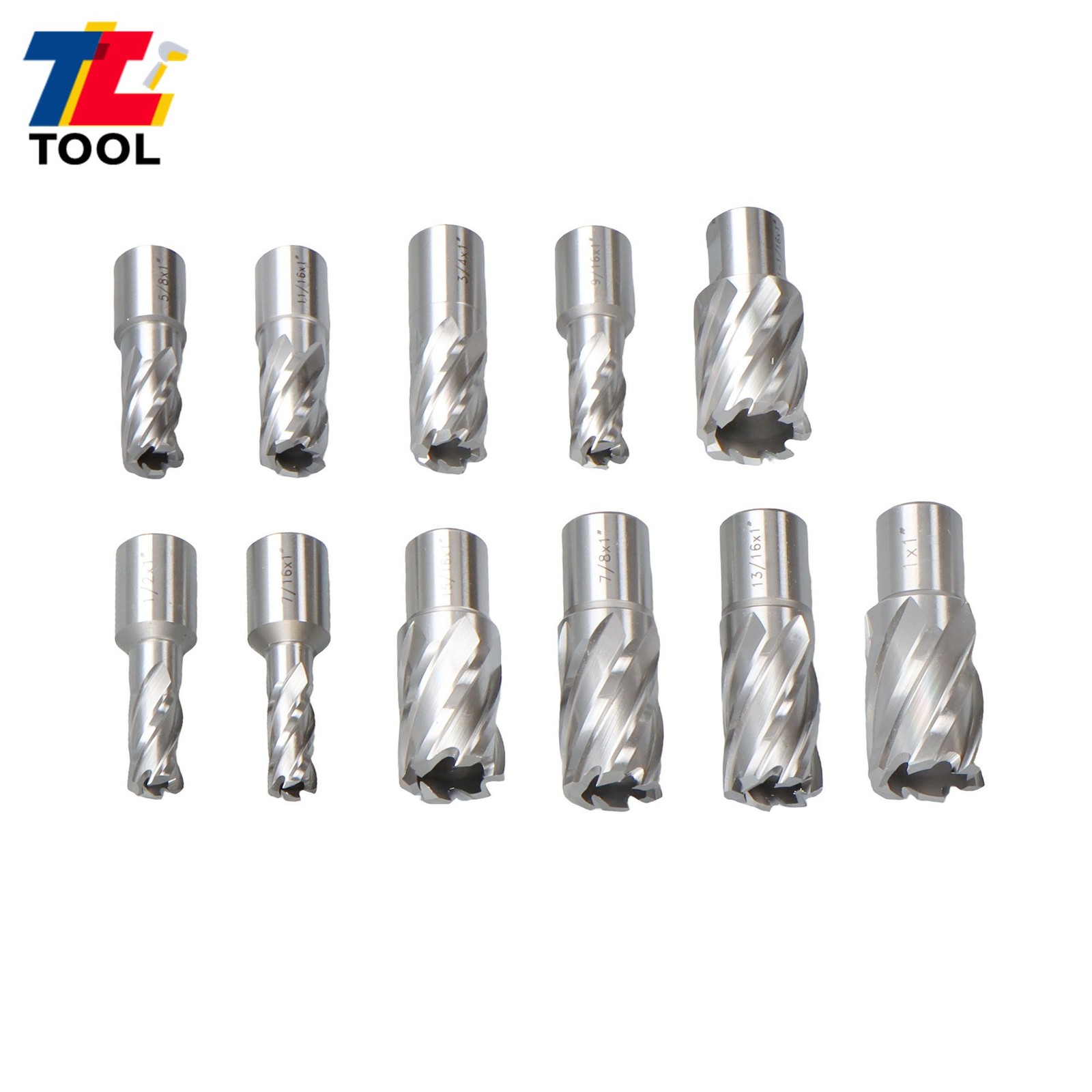 MD50 Magnetic Drill with 11 Drill Bit Stepless Speed Bi-Directional 1950W 13900N
