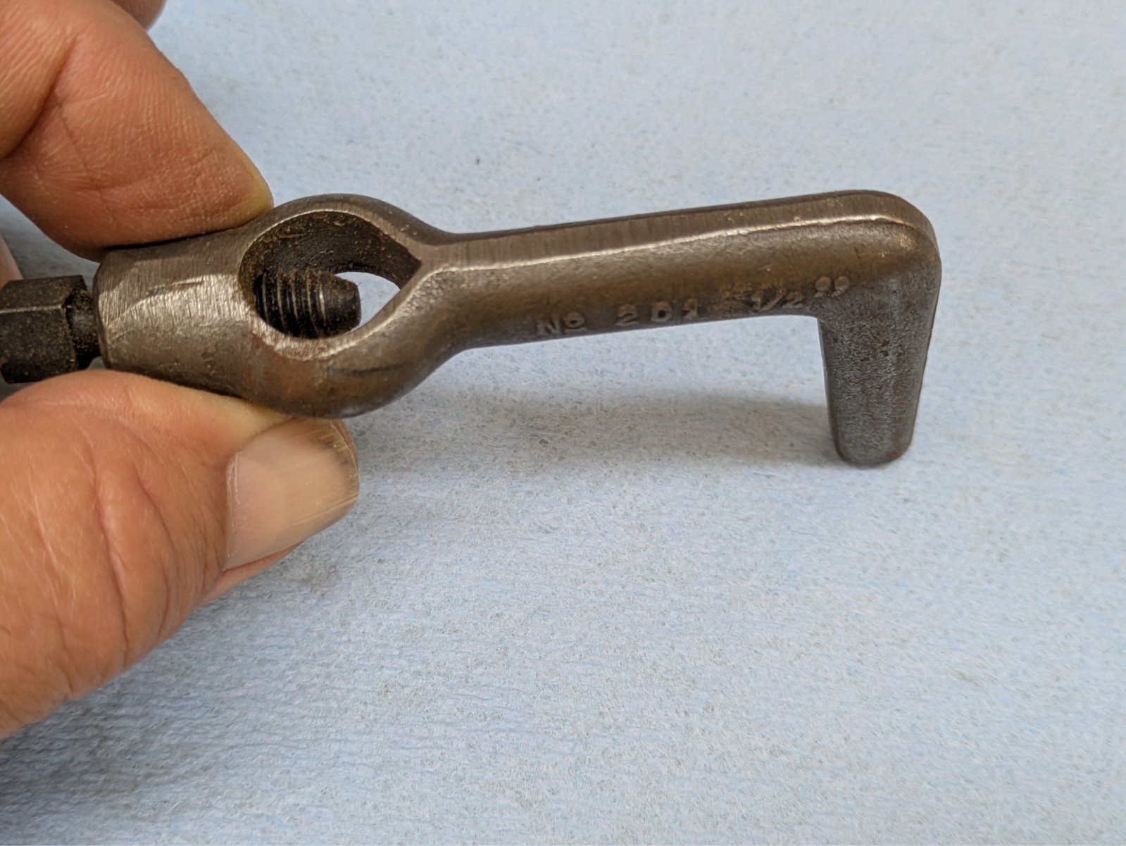 Bent Tail Lathe Dog, #201, 1/2″