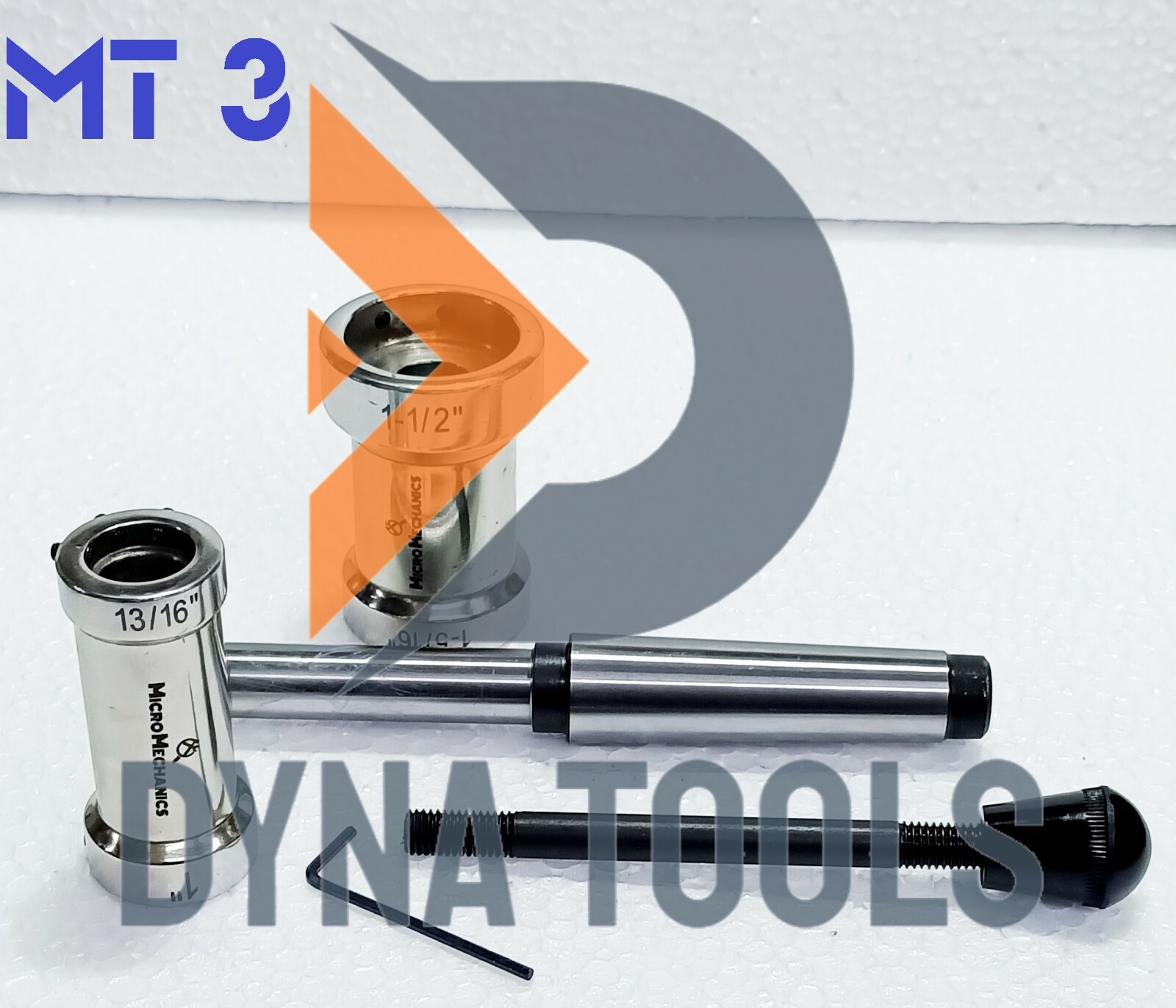 Lathe Tailstock Die Holders Set Floating Type MT3 SHANK – Hold Inch Size Dies
