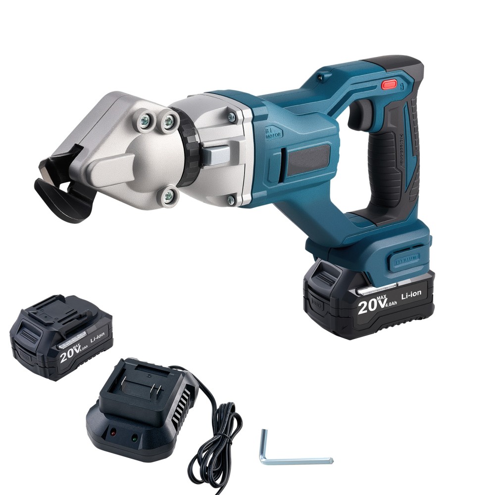 Cordless Metal Shear 20V 2800 SPM 360° Pivoting Head Cuts 18 GA Steel