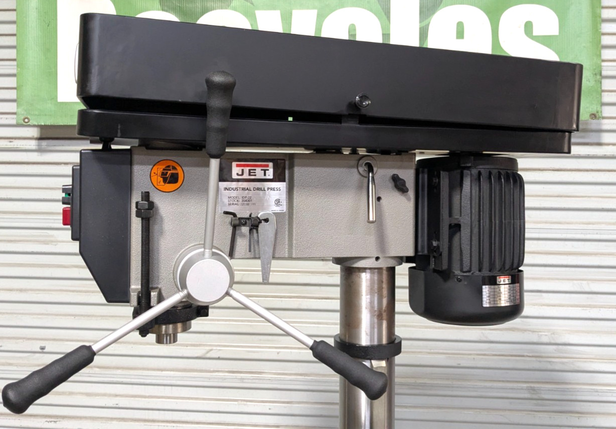 JET IDP-22 Drill Press 22" Swing 1-1/2 hp 115/230V 354301 *Shipping Dam