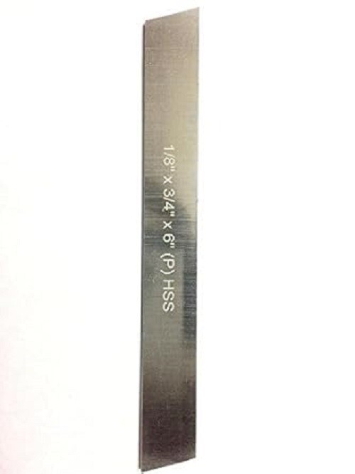 HSS Blades 1/8″ x 3/4″(Wide) x 6” for Lathe Parting Cut Off & Tool Holder-USA