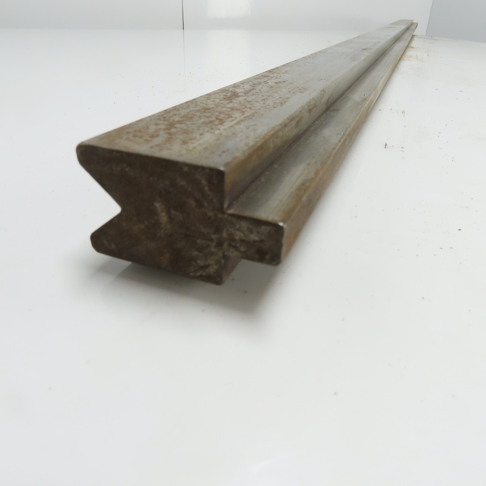 72-1/2″ Long Press Brake 90° V-Forming Angle Die Block 1/2″ Tang 2-3/8″ Tall