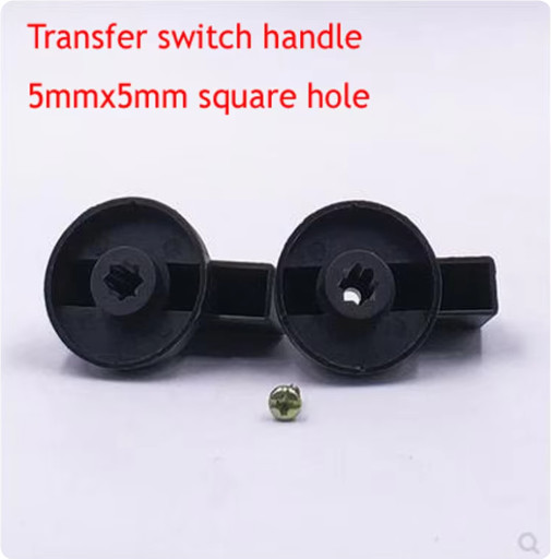 2Pcs LW26-20 LW39B-16 LW38D-16 Universal Switch Handle 5*5MM Square Hole Knob