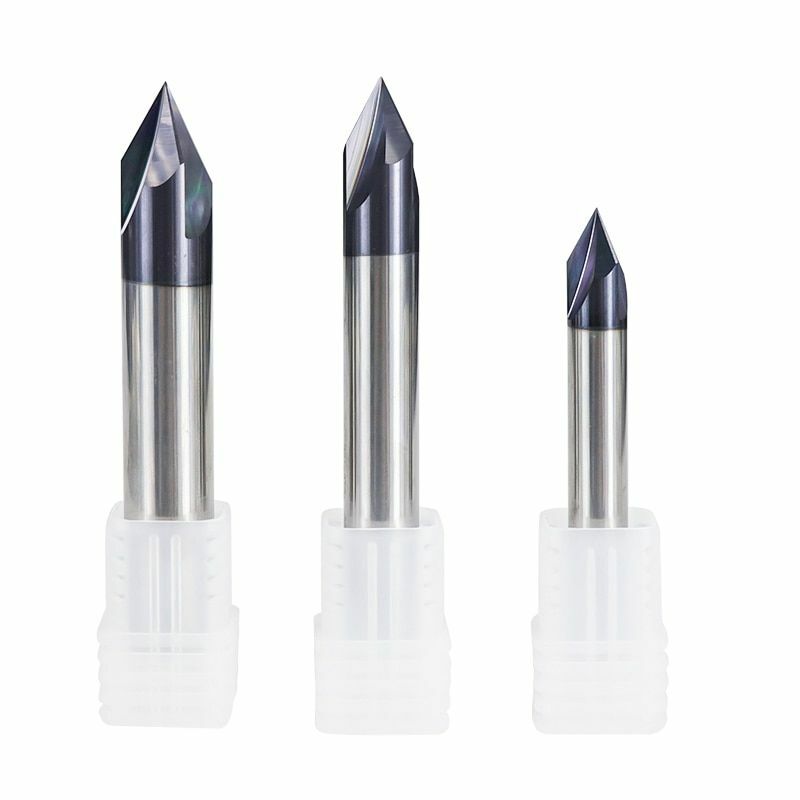 Carbide Chamfering Milling Cutter 60/90/120 Degrees 3 Flute Deburring Route