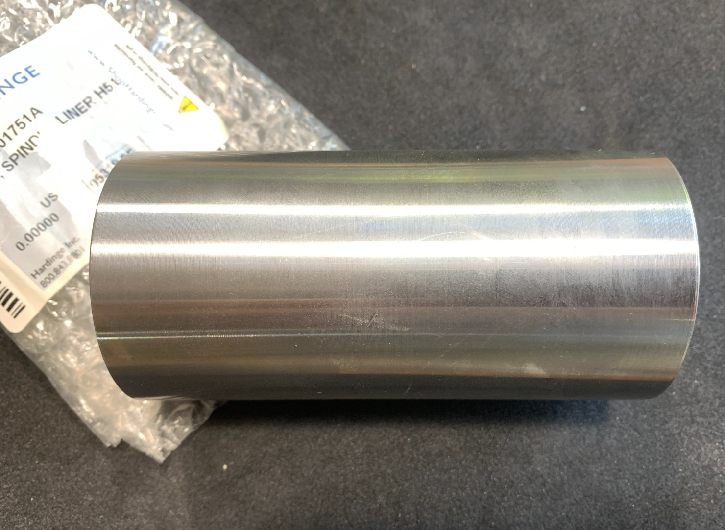 Hardinge Lathe Spindle LINER H51, SPACER FG 00120175A PART