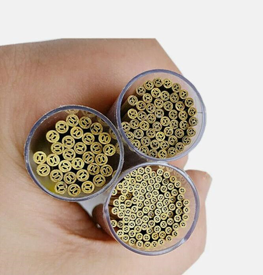 CNC Wire EDM Drilling Electrodes Multi-Channel Brass Tube Part 1.0-3.0*400mm Set
