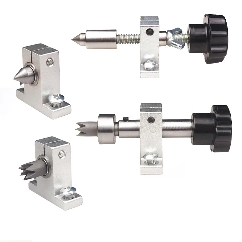 Diy Retractable Woodworking Lathe Thimble Drilling Tailstock Bead Lathe Accessor