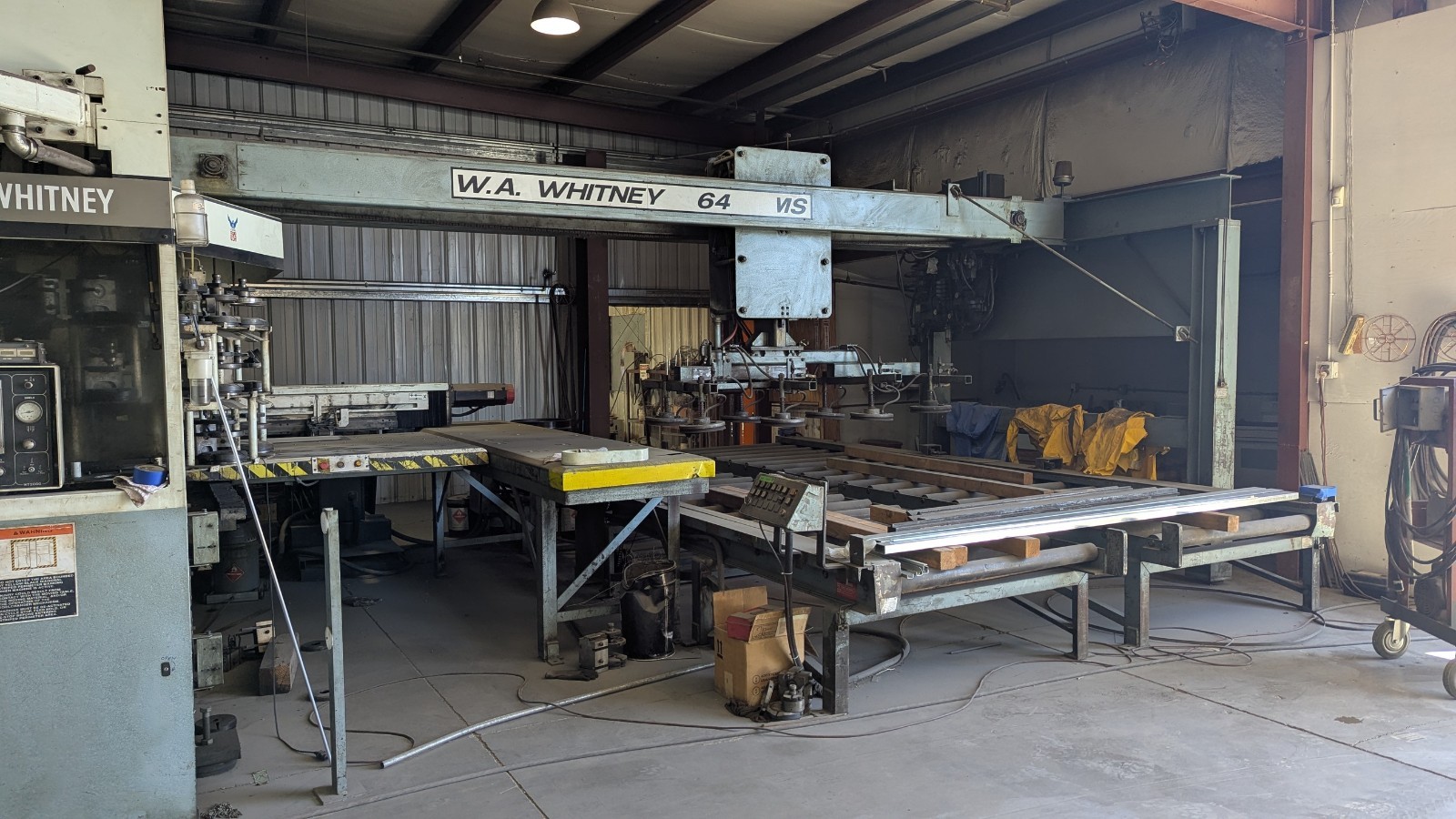 Esterline Whitney 3700 ATC Turret Punch Press Automatic Manual Electric