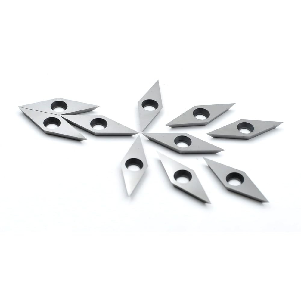 Diamond Carbide Replacement Insert Cutter For Woodturning 10 X 28 Dia4.3mm With