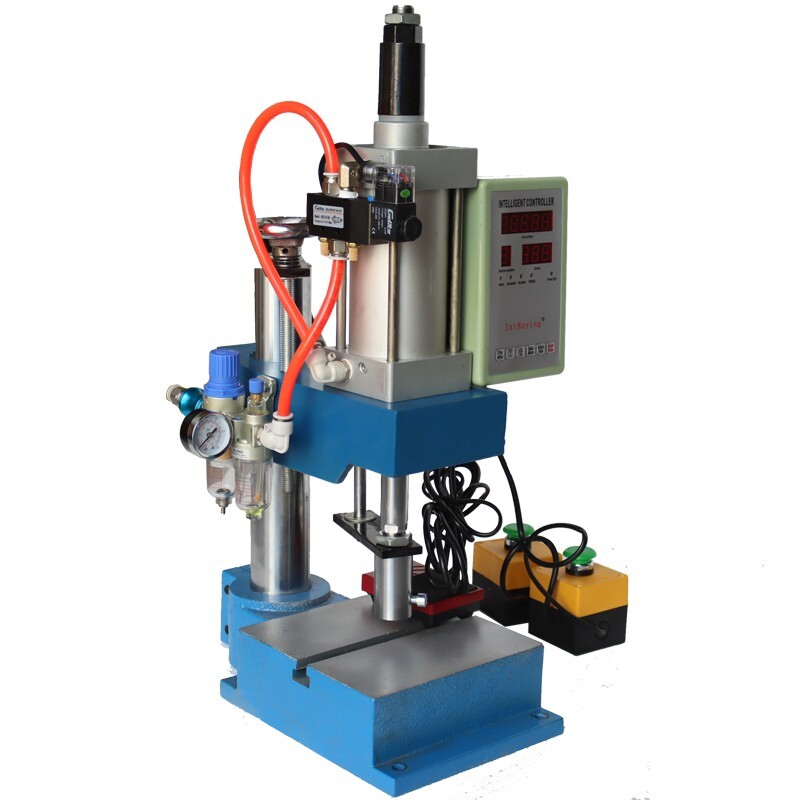 TECHTONGDA 110V Pneumatic Punch Press Machine 660Lb/300kg w/ Display Controller