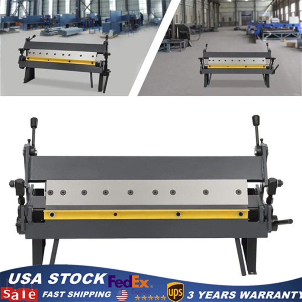 24inch Sheet Metal Bender 0-135° Bending Precision Pan and Box Metal Hand Brake