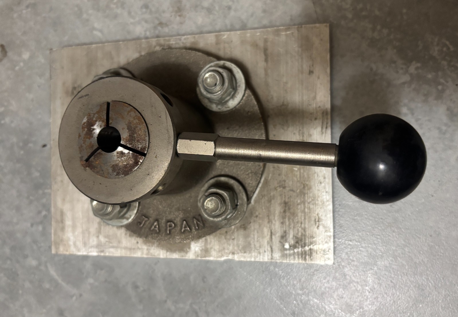 Pair of 5C Collet Closers (one missing collet holding nut) made in Japan