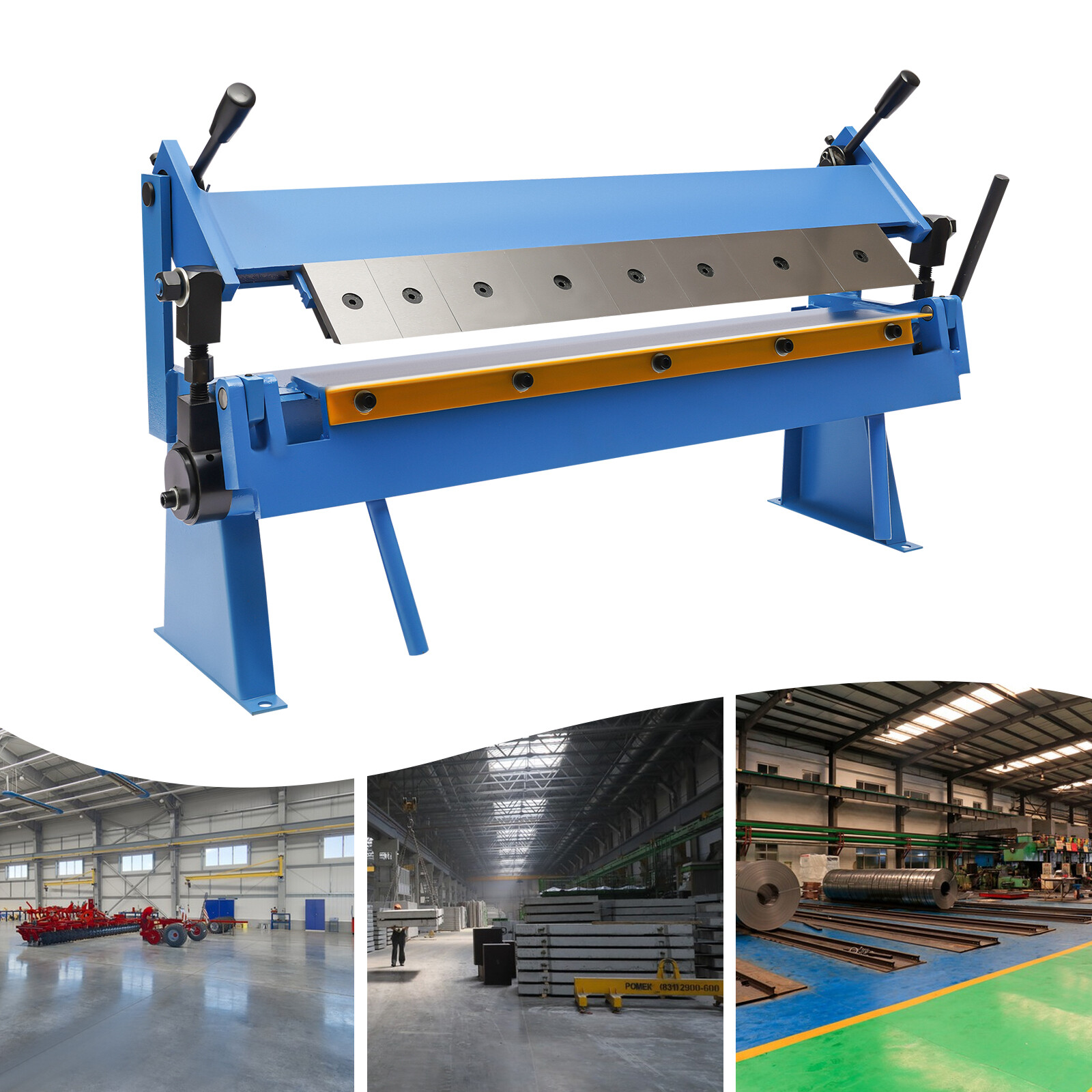 24inch Sheet Metal Bender 0-135° Bending Precision Pan and Box Metal Hand Brake