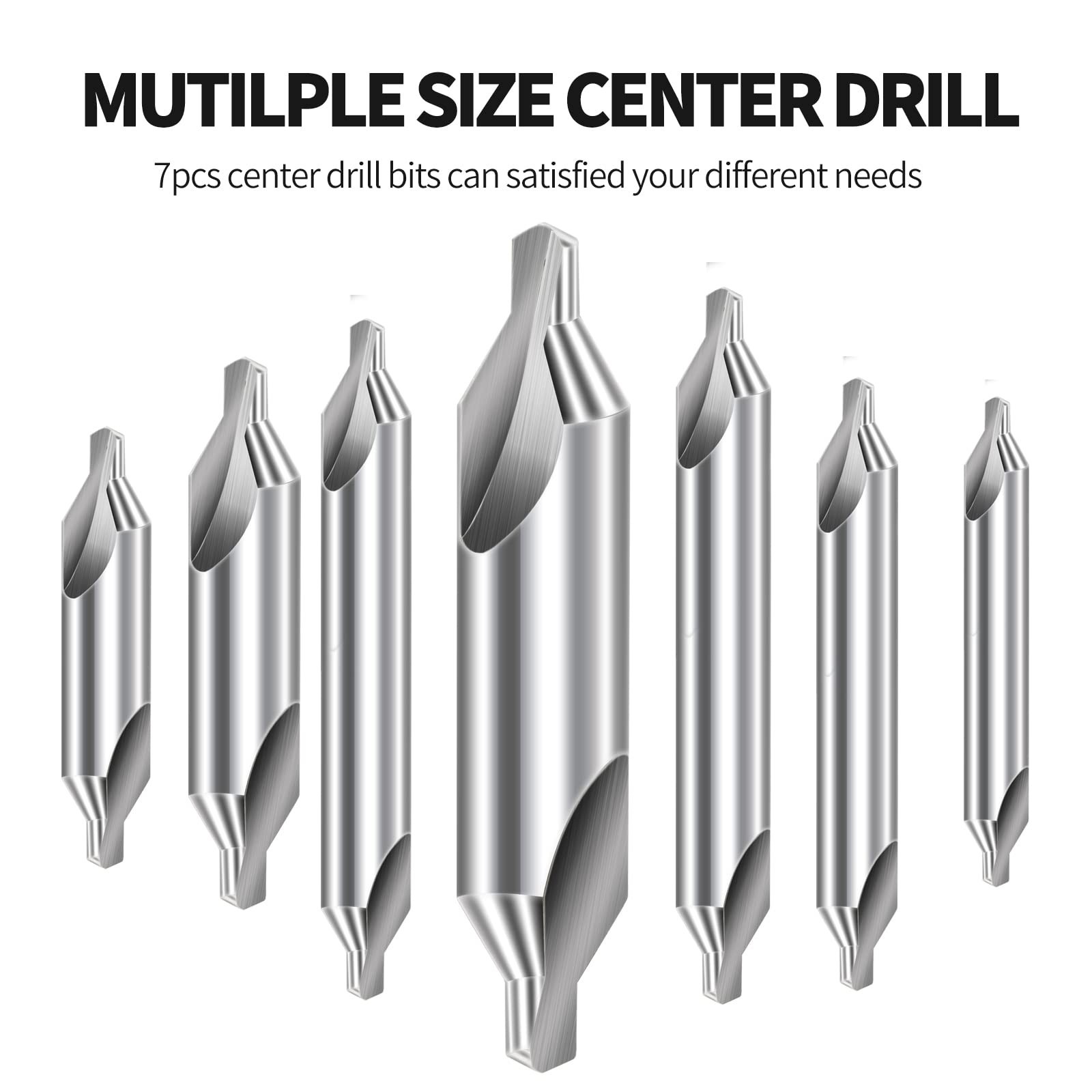 Aleric Center Drill Bits Set – High Speed Steel Center Drill Bit Countersink …