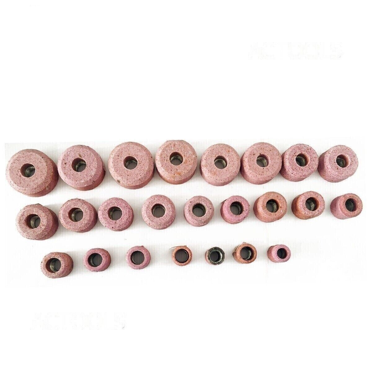 Valve Seat Grinding Stones Set Of 24 Pcs With Black And Decker Holder 9/16″