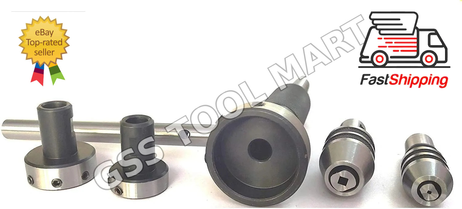 NEW 3MT Lathe Tailstock Tap And Die Holder set Sliding Floating Type MT3 Shank