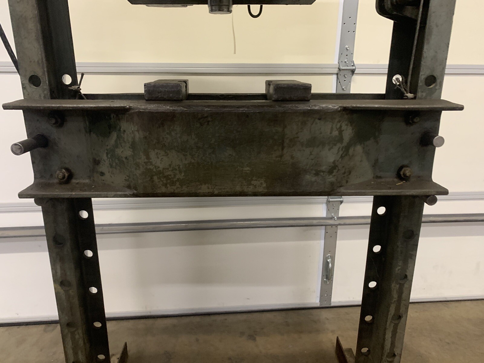 Dake 50 Ton H-Frame Press Model 5-050 Elec/ HYD 2 HP Pump Movable Head 3 PH