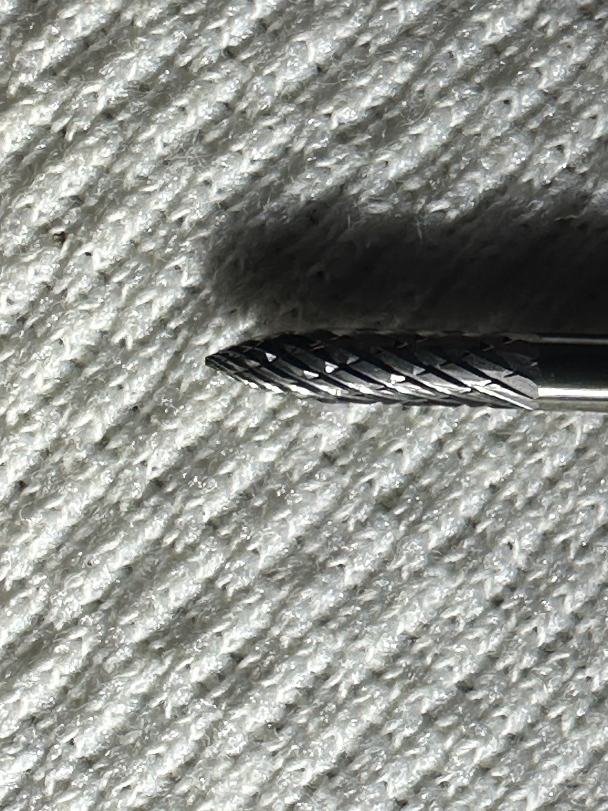WIDIA METAL REMOVAL M41417 Carbide Burr, pointed Tree, 1/8″, Double Cut SG44em