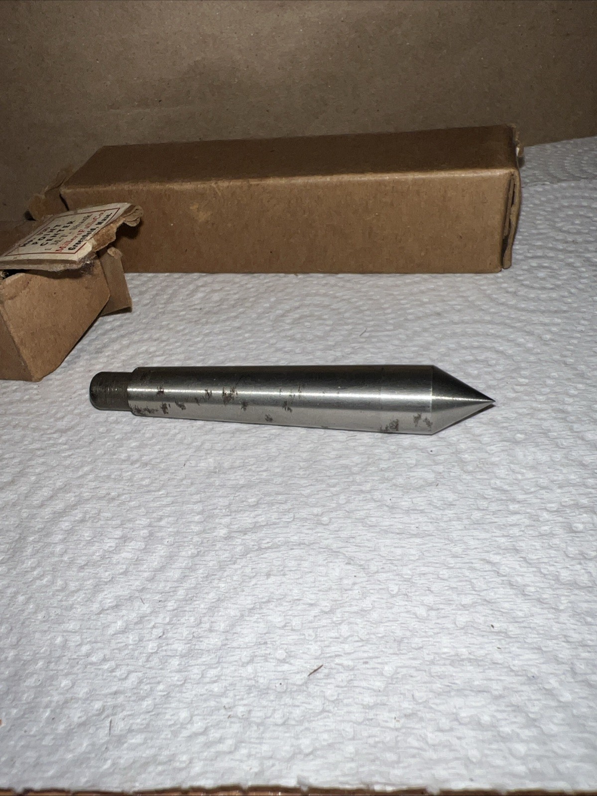 (2) VTG.Millers Falls No.930 Morse Taper 1 MT Lathe Dead Center Machinist Tool