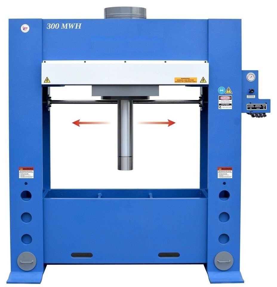New Hydraulic H FRAME PRESS 300 Ton Powered Movable Workhead – GET 5% DISCOUNT!!