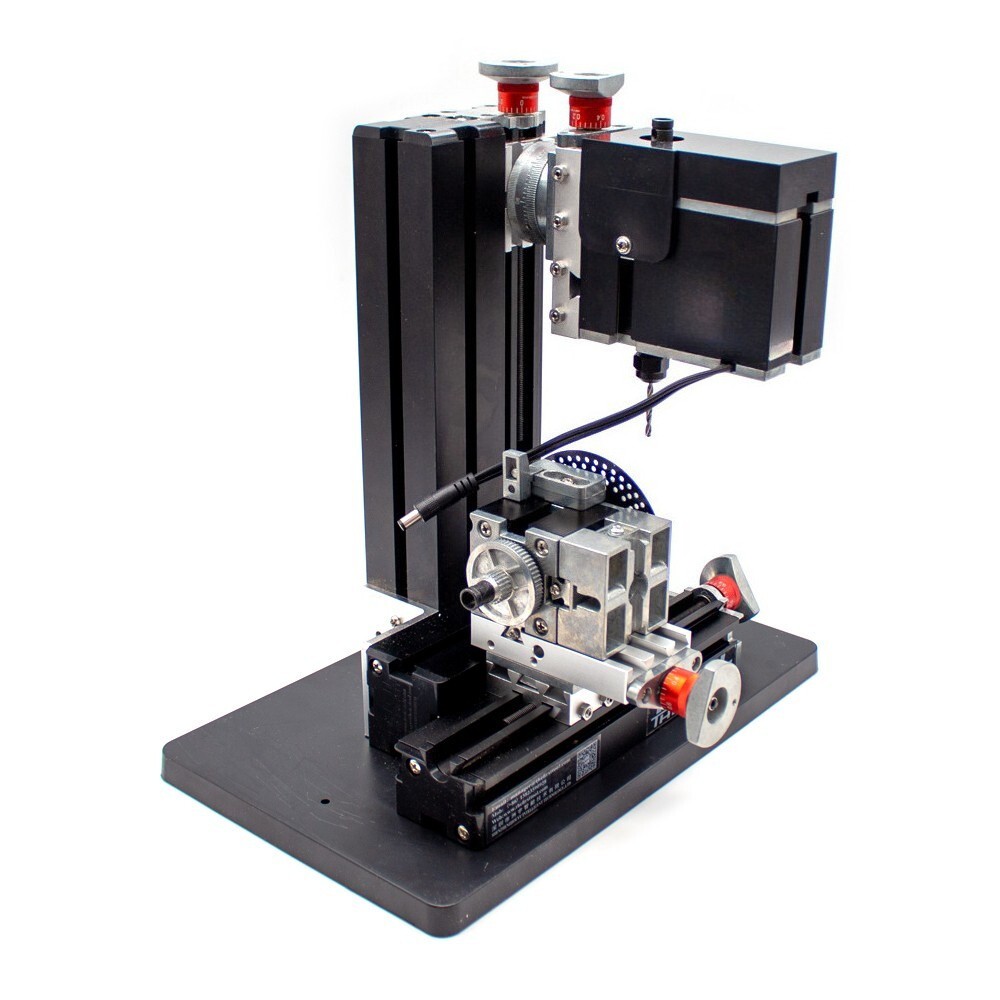 60W Metal Indexing Milling Machine DIY 6 Axis Drilling Milling Machine 12000rpm