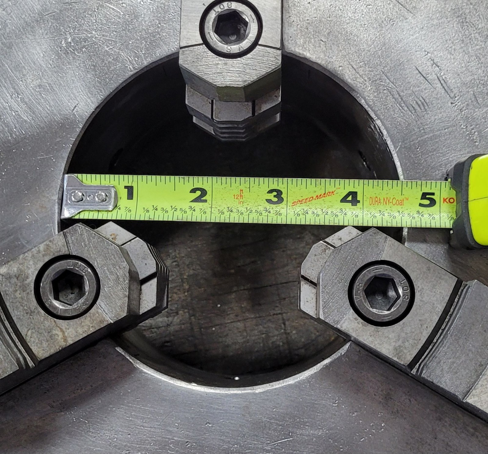 12in Pratt Burnerd – 3 Jaw Scroll Chuck – Plain Back