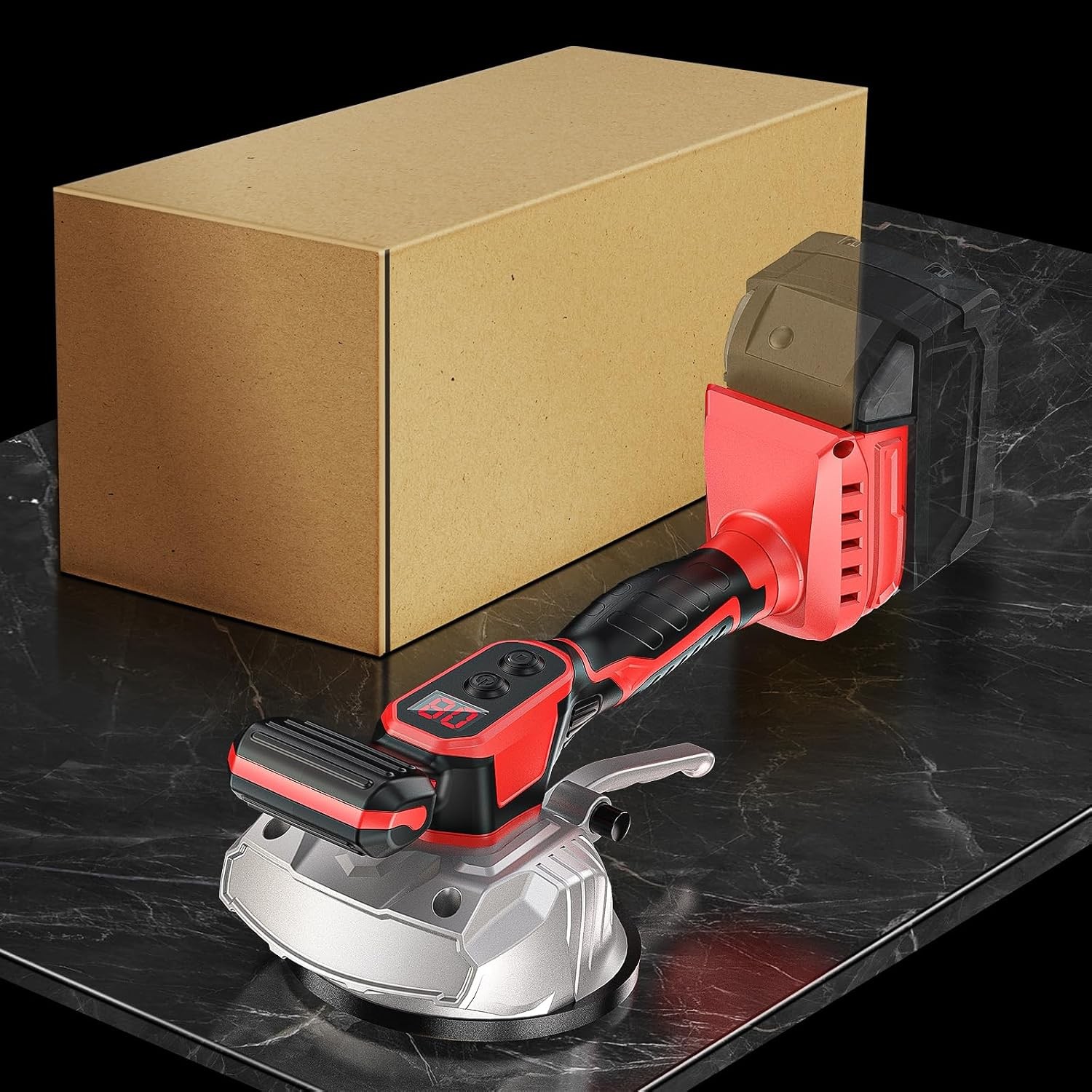 Ecarke Cordless Tile Vibration Tool Compatible with Milwaukee 18V Battery Portab