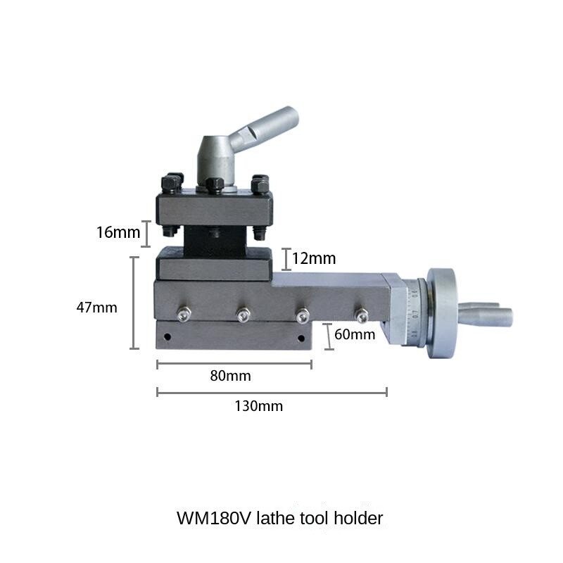 180 210 Lathe Tool Post Wm180V /PL180V/Square Tool Post Lathe Accessories